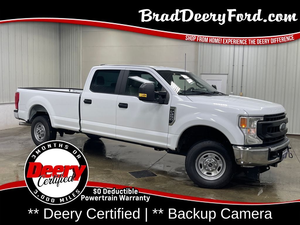 2022 Ford F-250SD XL in Oxford White — front three-quarter view