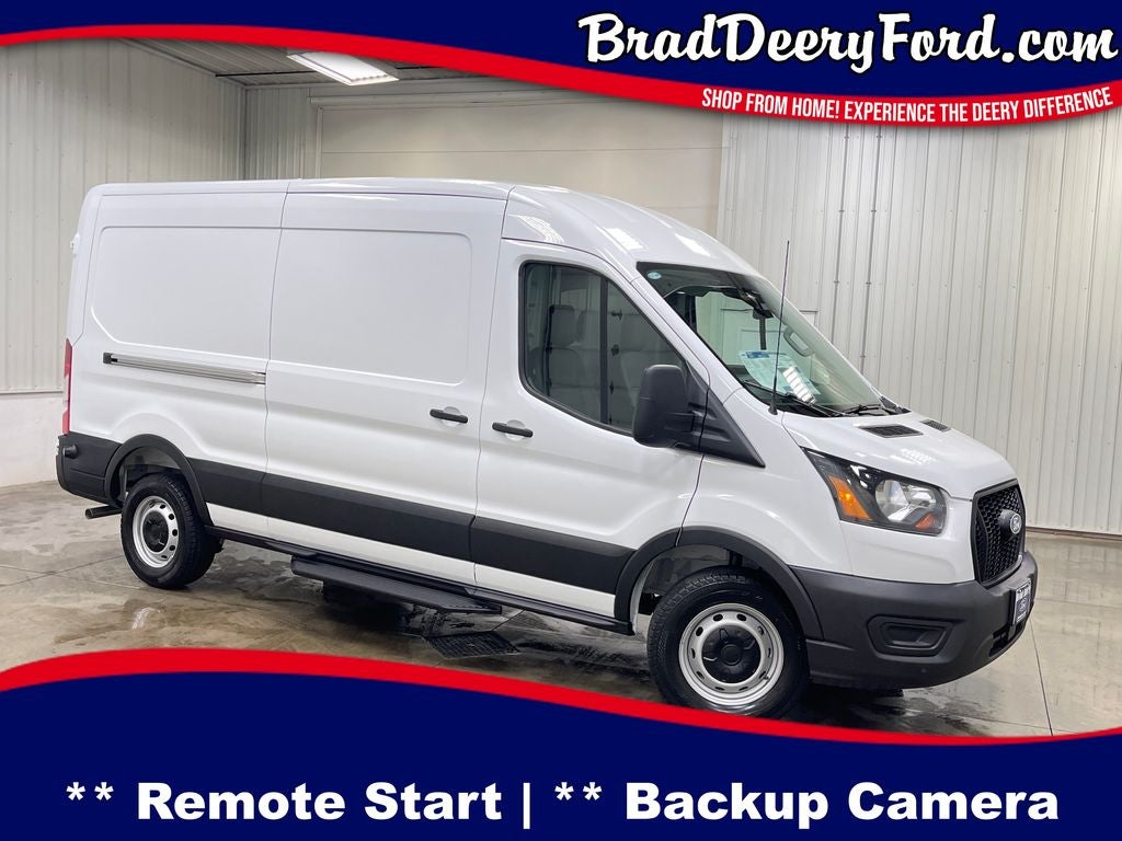 2026 Ford Transit-250 Base in Oxford White — front three-quarter view