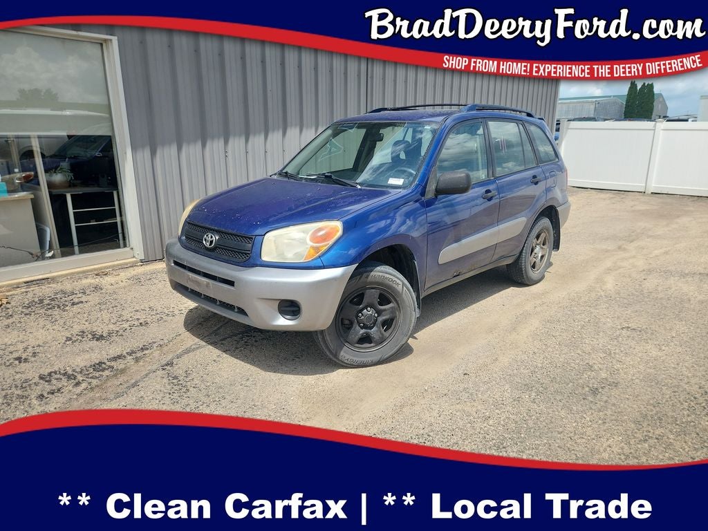 2005 Toyota RAV4 Base in Blue — front three-quarter view